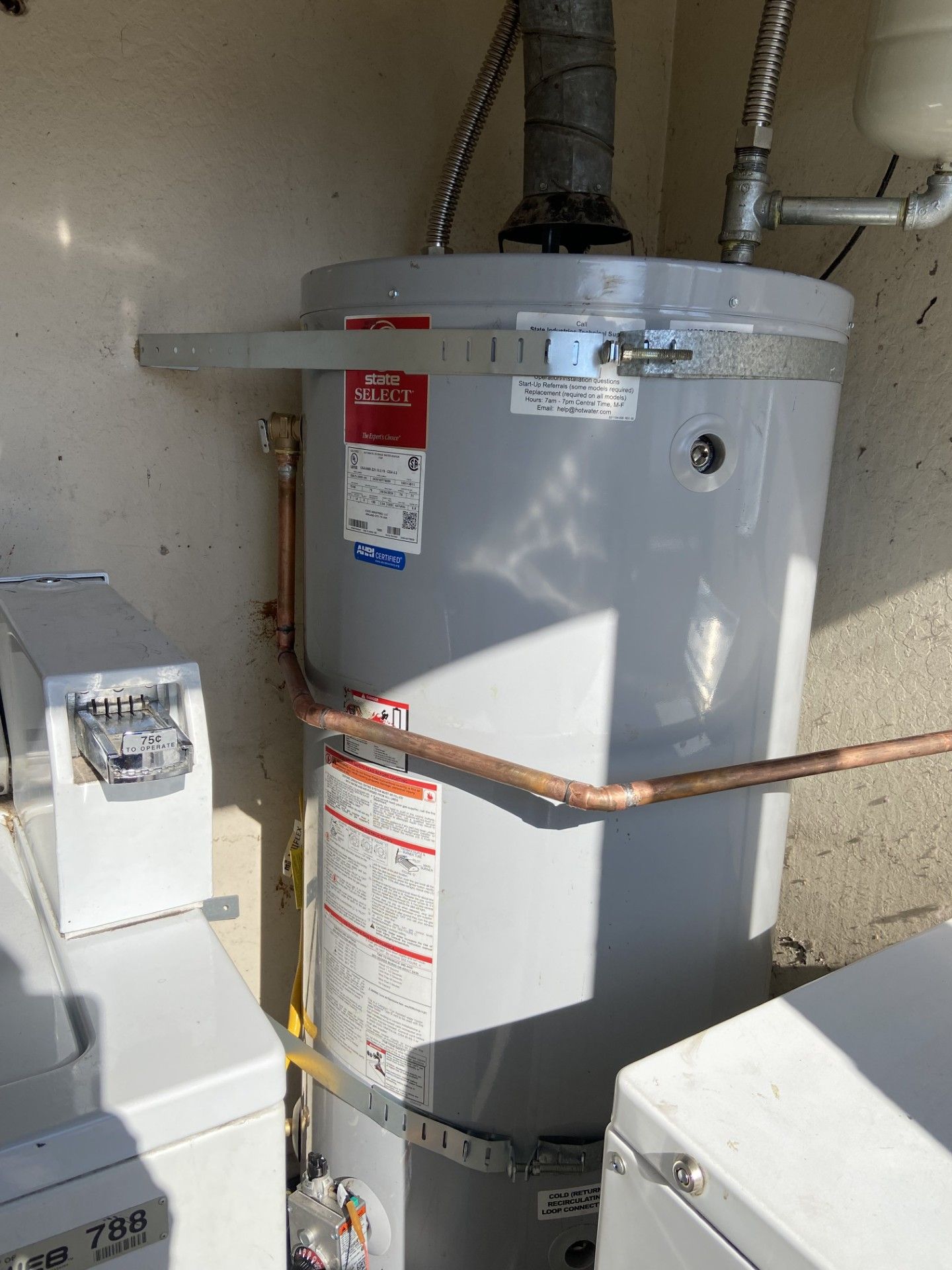 Boiler in basement