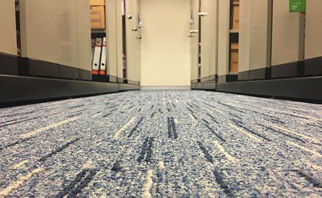 Carpet floor in the modern office interior