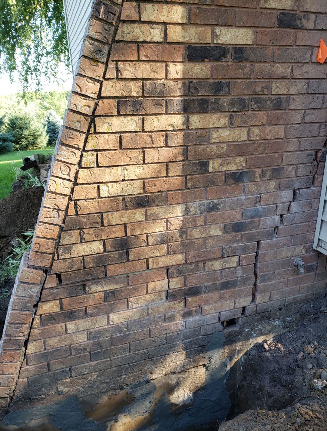 Before brick repair