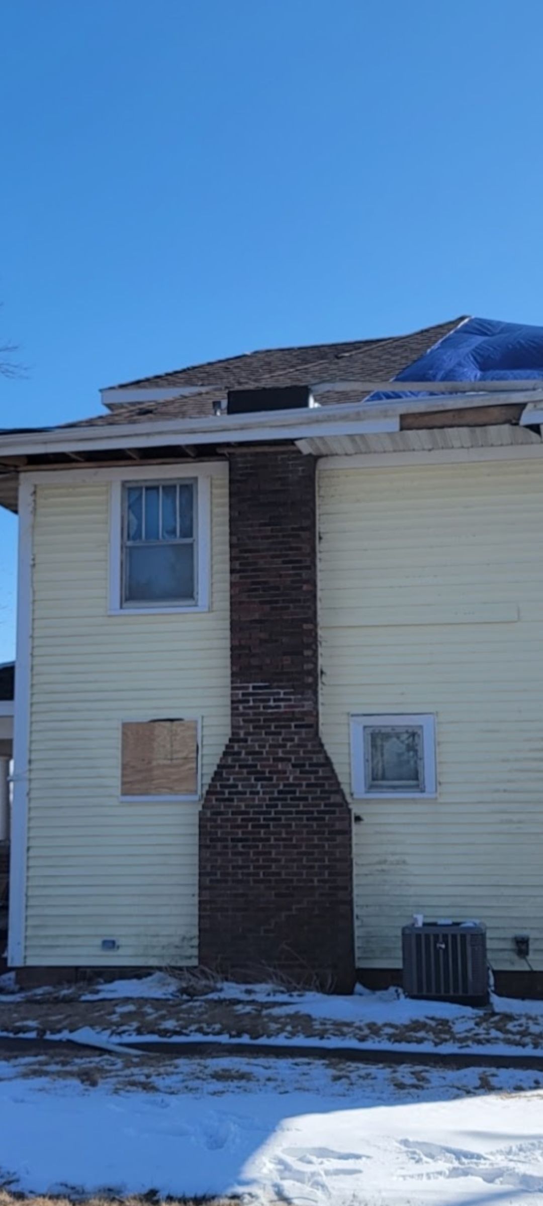 Before chimney repair