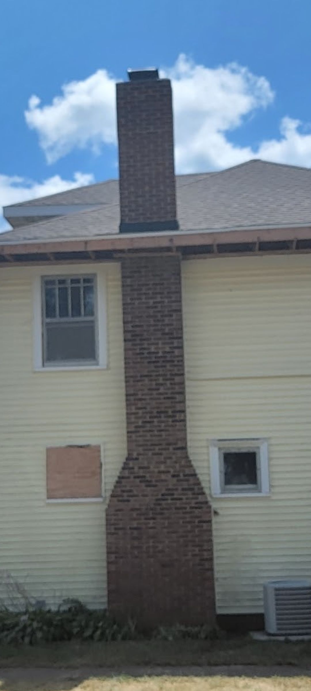 After chimney repair