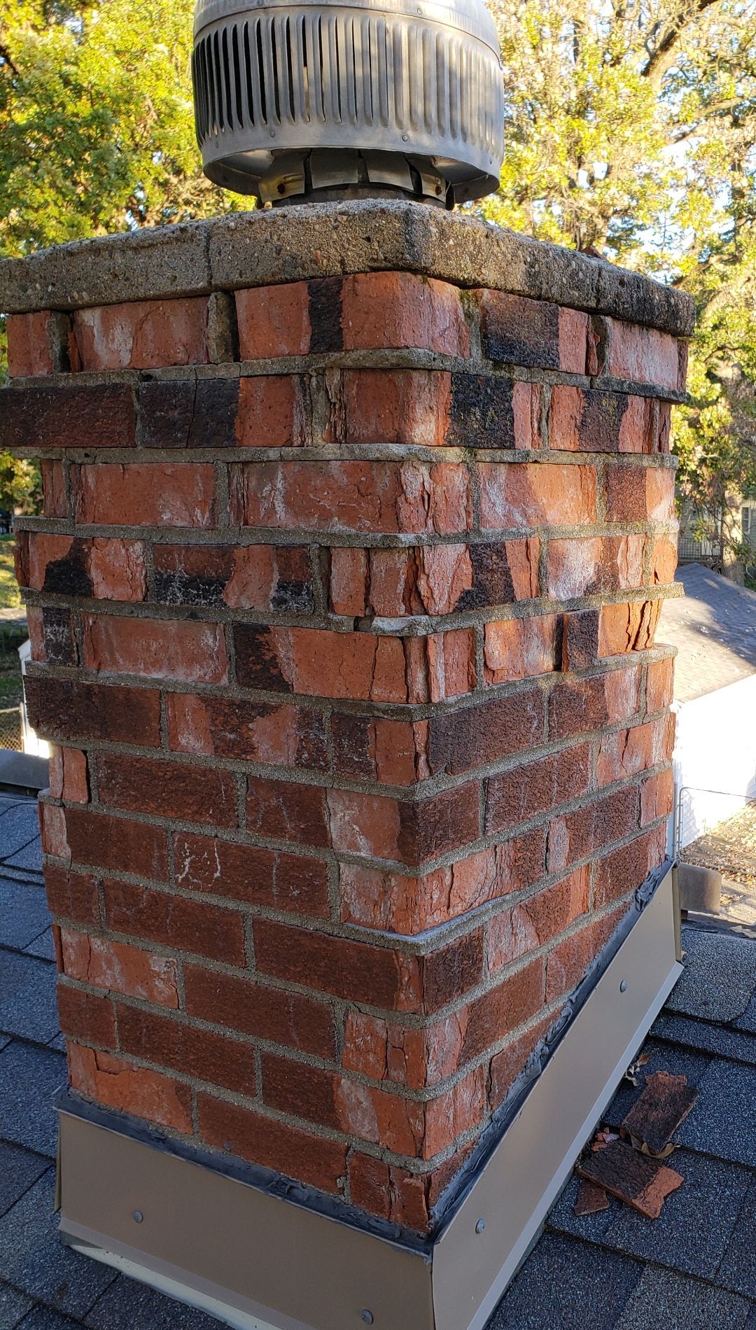 Before chimney repair