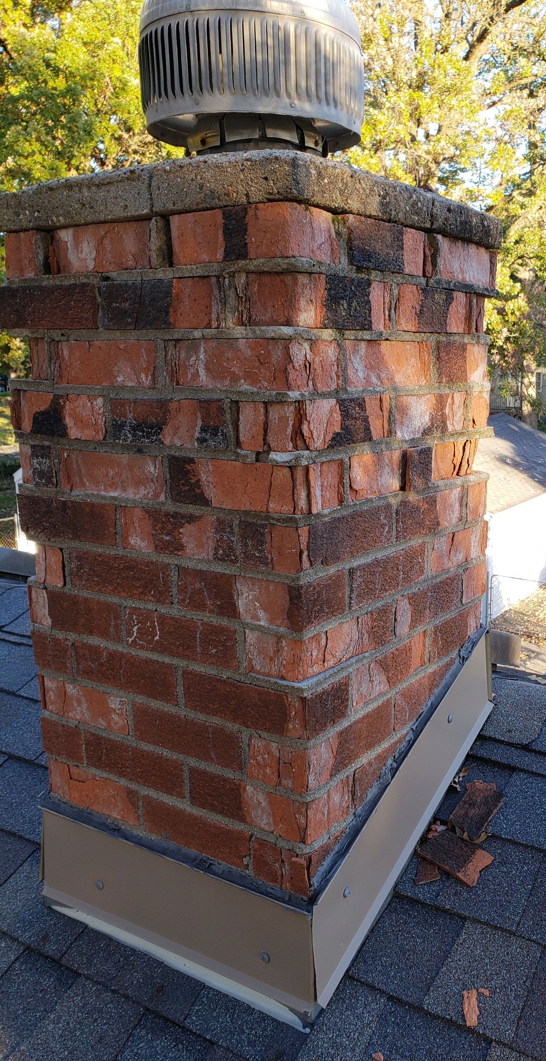 After chimney repair
