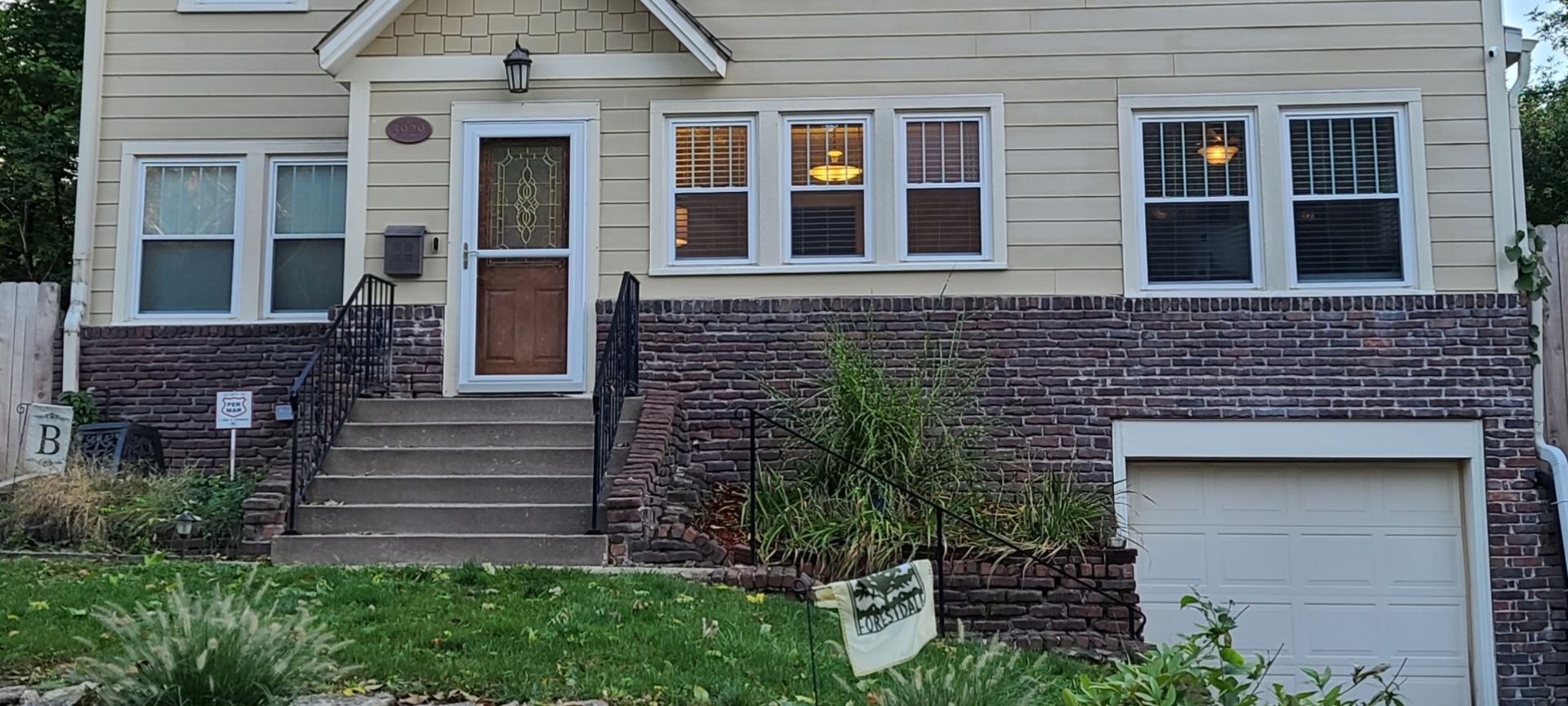 After brick cleaning