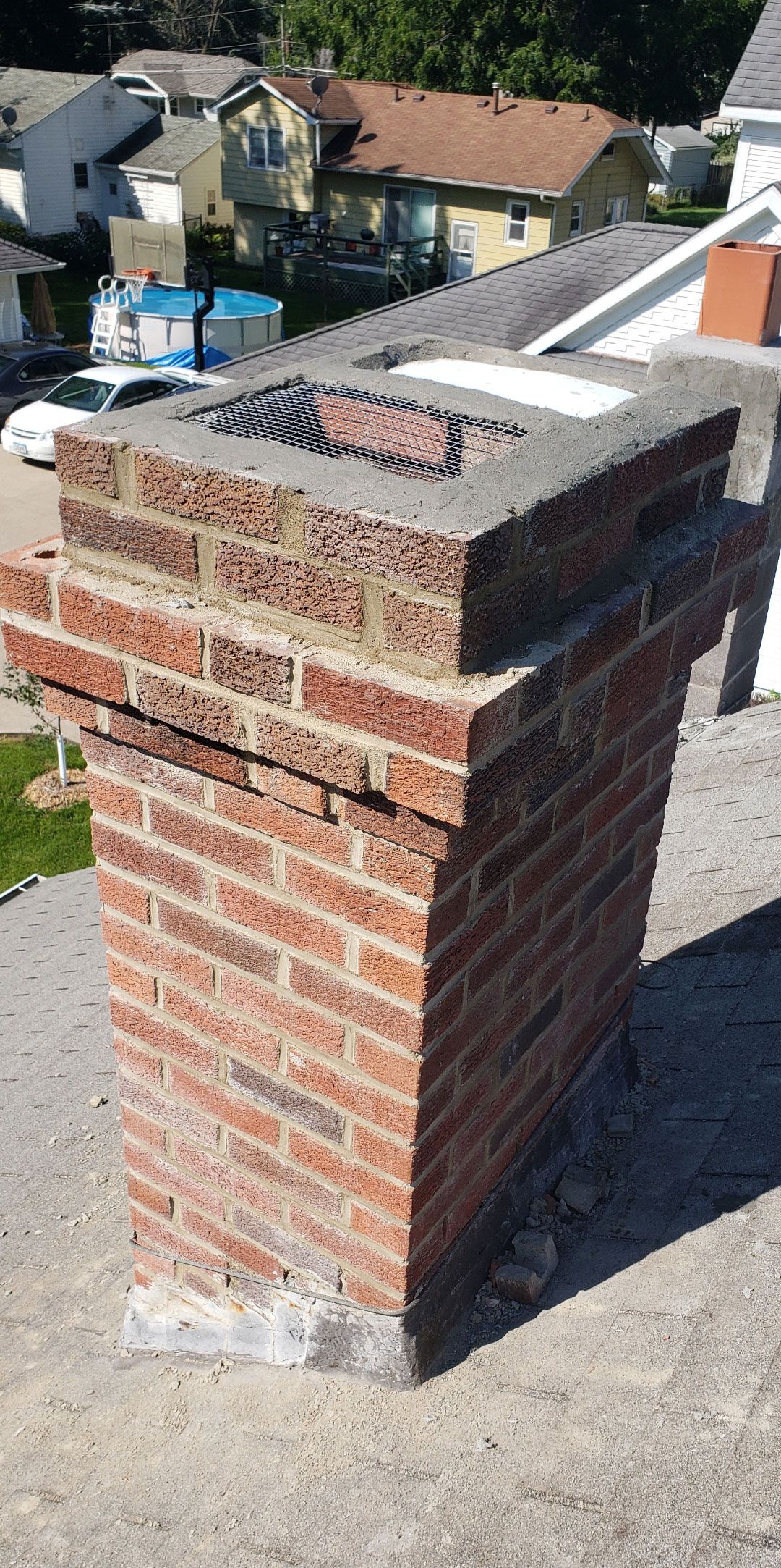 After chimney repair