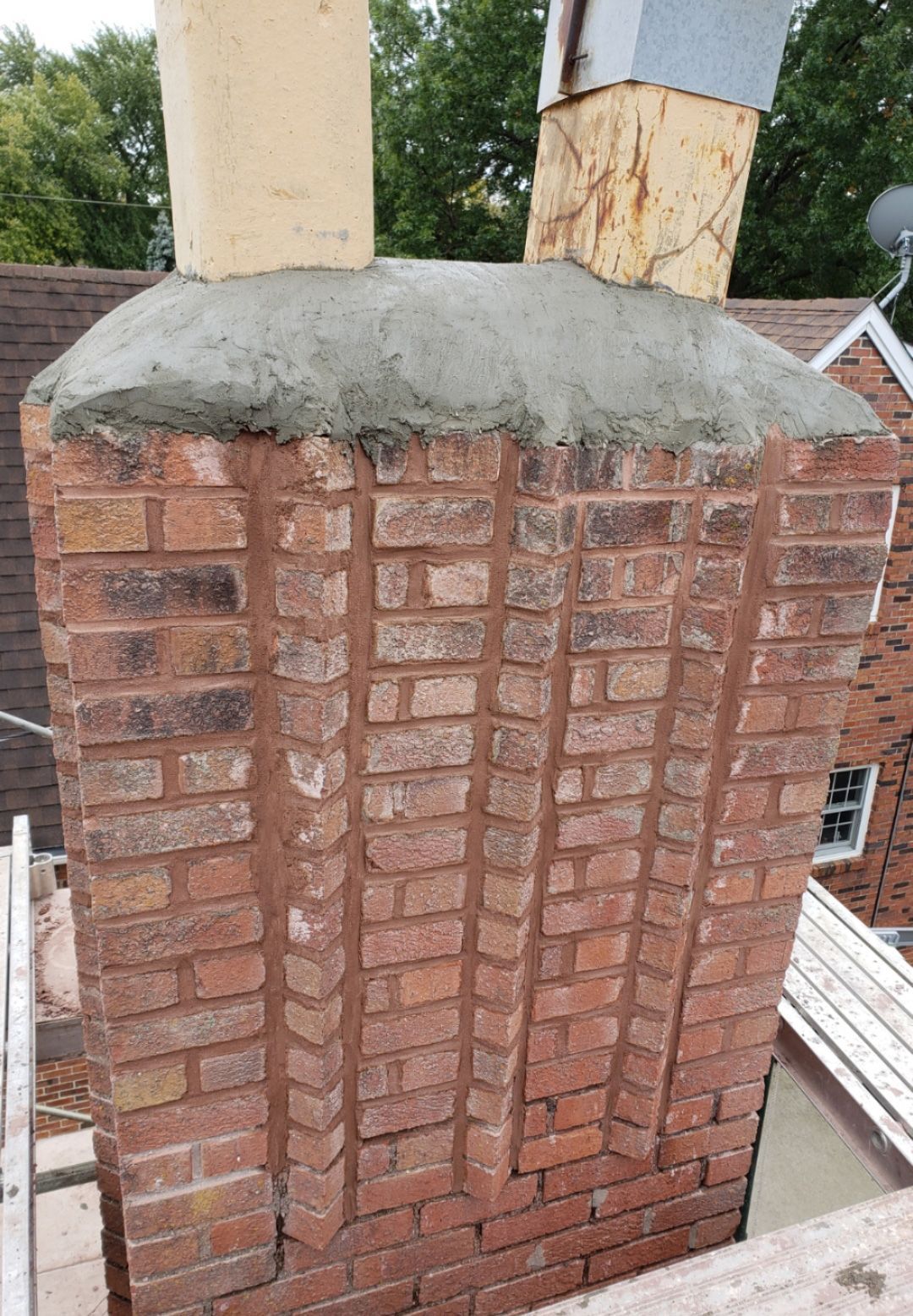 After chimney repair