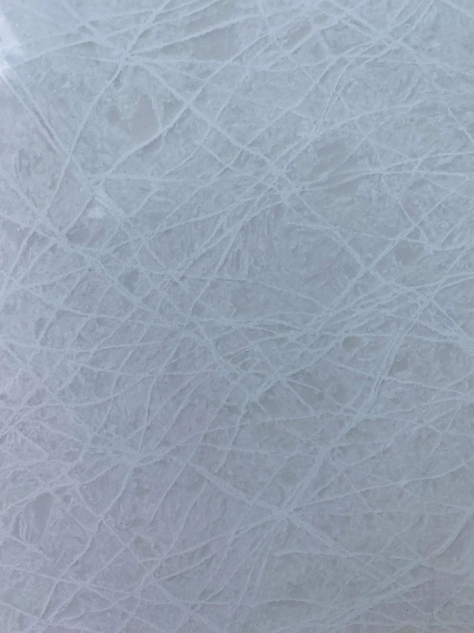 Close-up of a pale blue-gray textured surface with fine crisscross lines