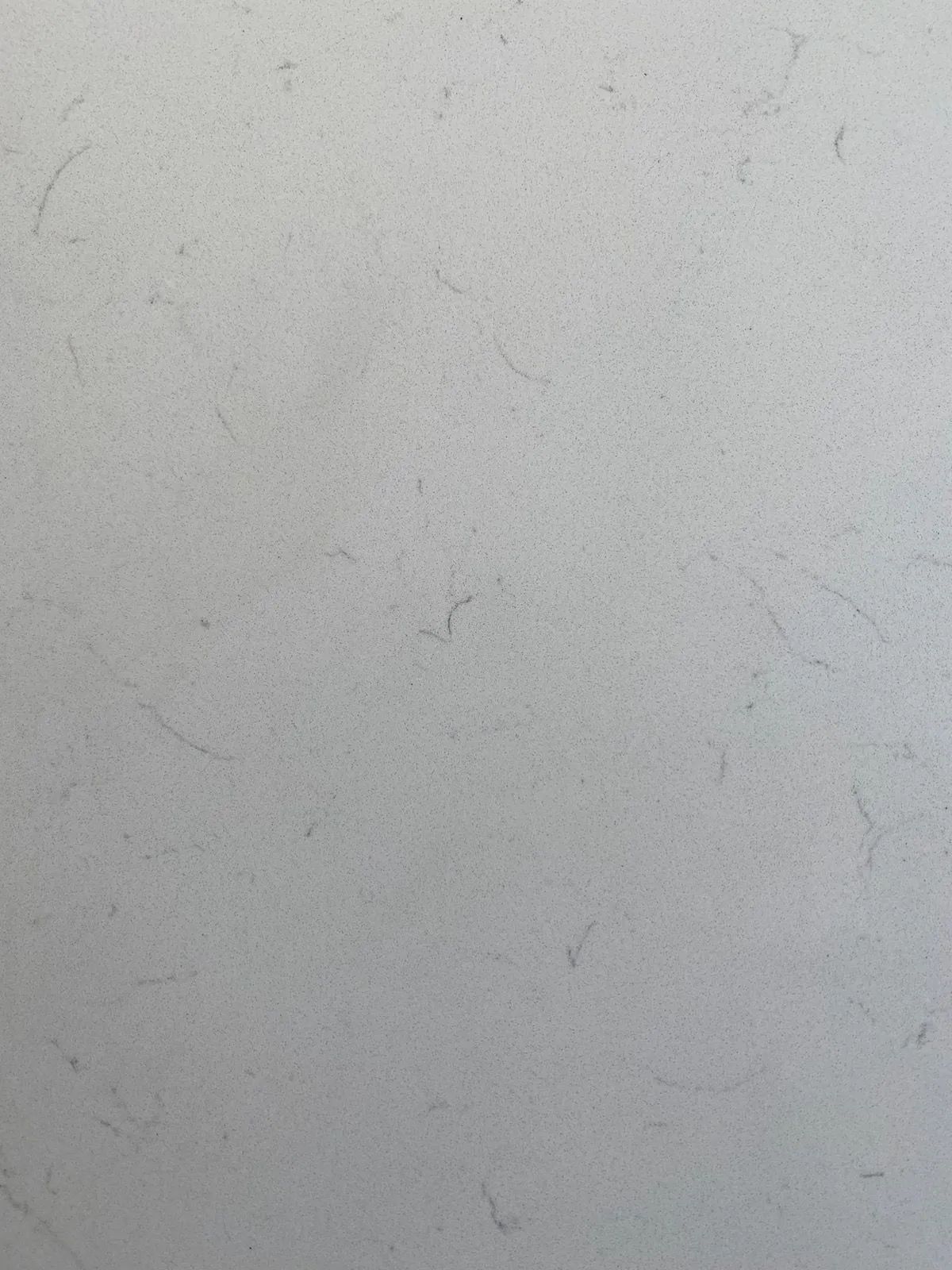 Light gray textured surface with faint scattered marks and scratches.