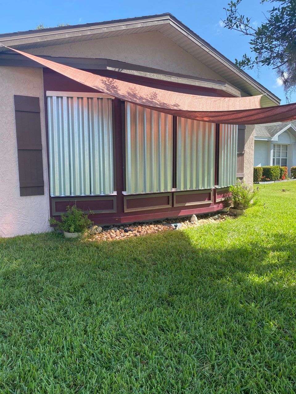 Corrugated storm panels