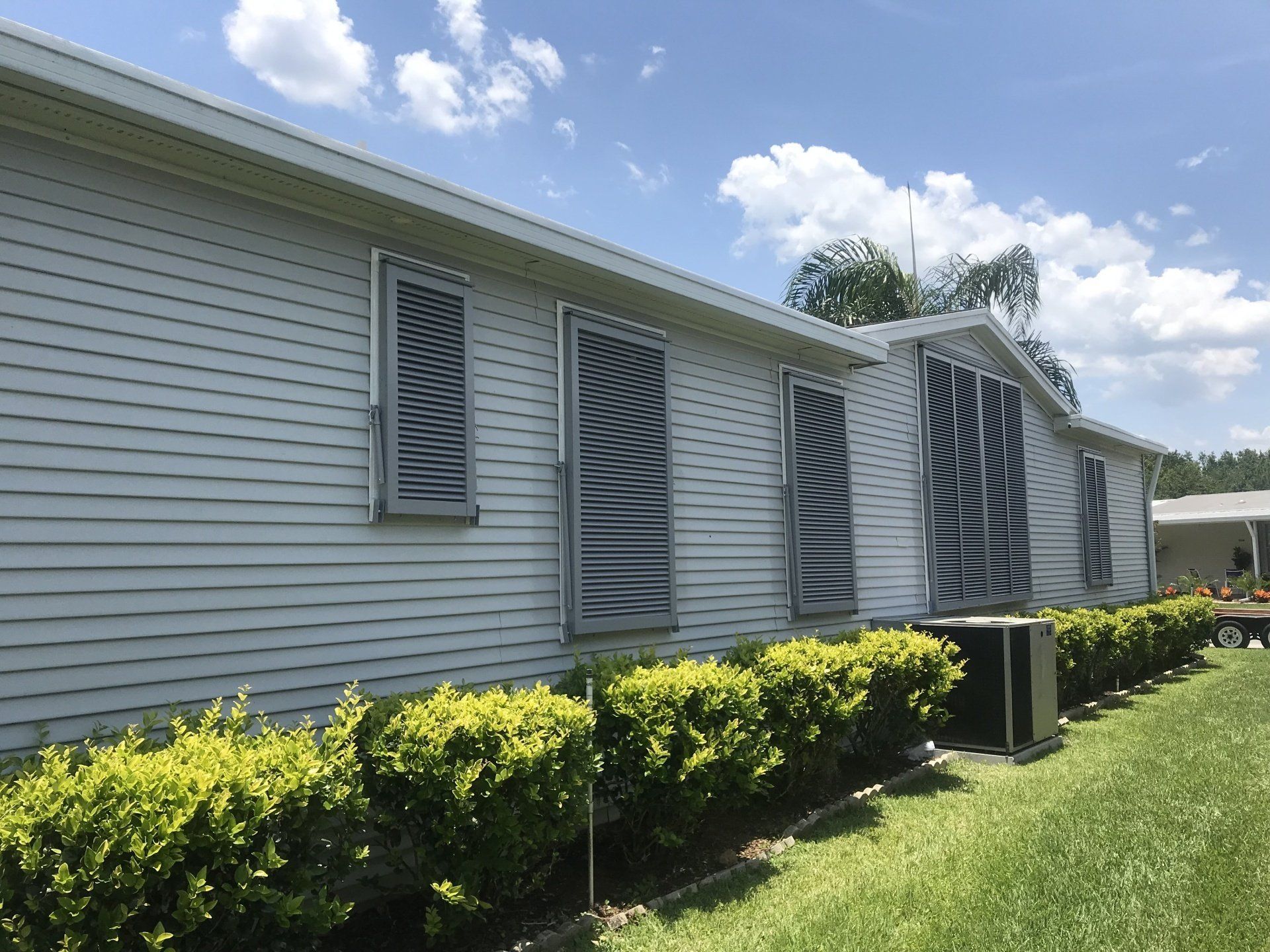 Residential bahama shutters