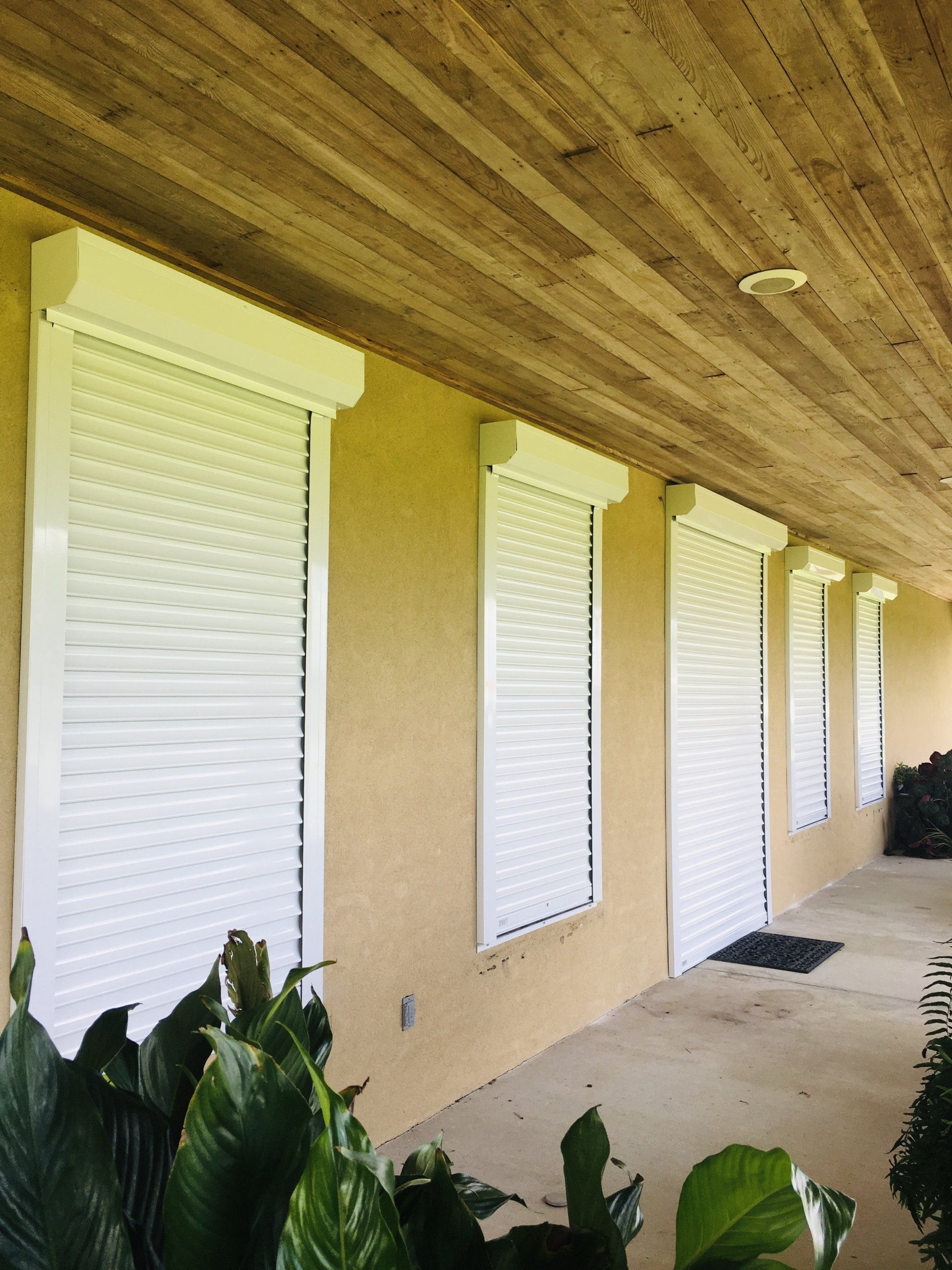 Hurricane shutters