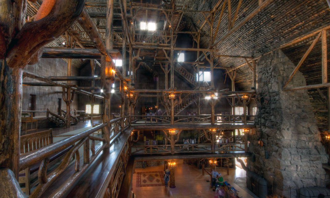 Old Faithful Inn interior