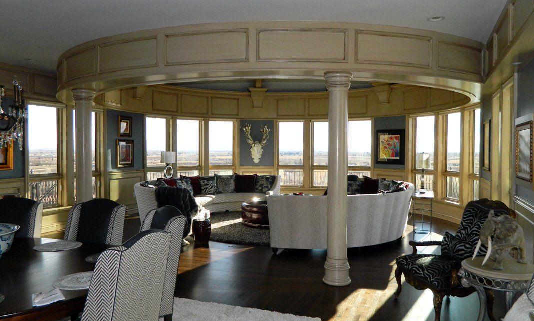 South Fork Residence living room