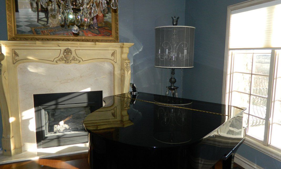 South Fork Residence fireplace