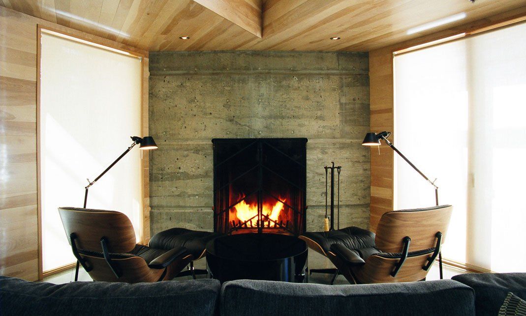 The House at Eagle Creek fireplace