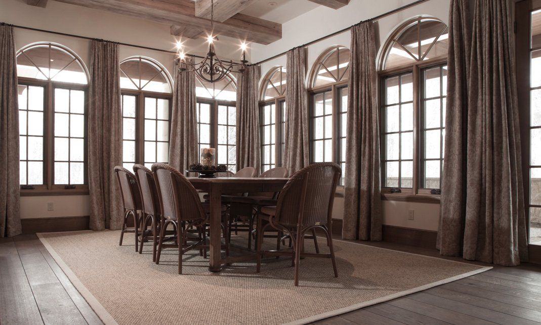 Wood River Residence dining room