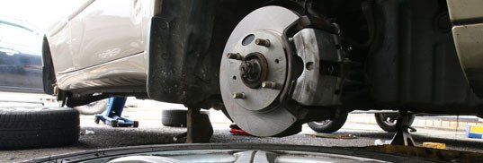 brake pads and calipers