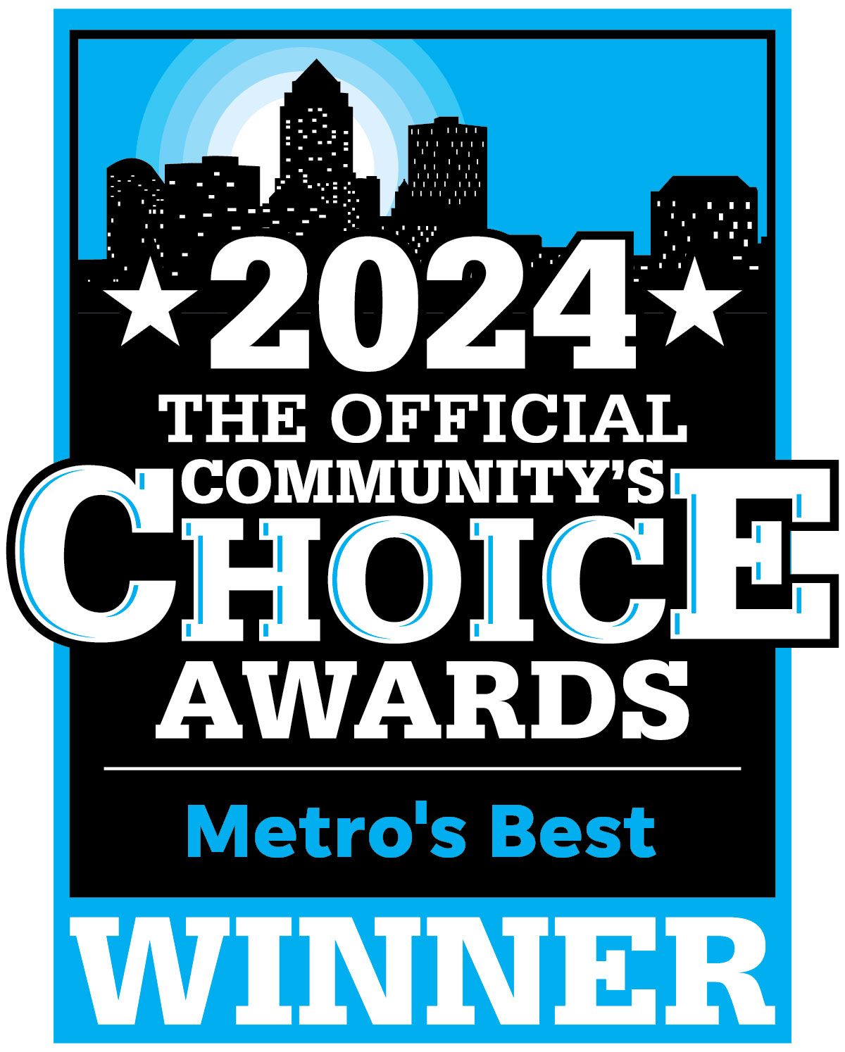 2024 the Official Community's Choice Awards Metro's Best Winner