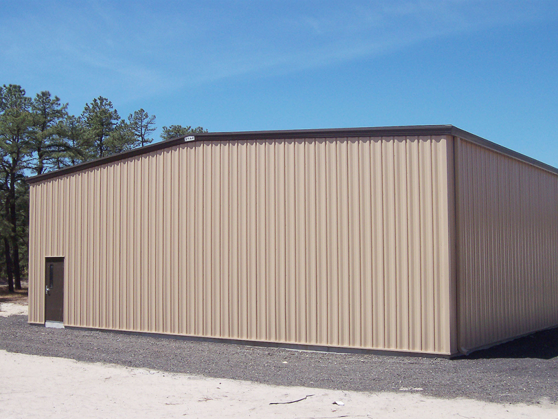 Engineered steel building