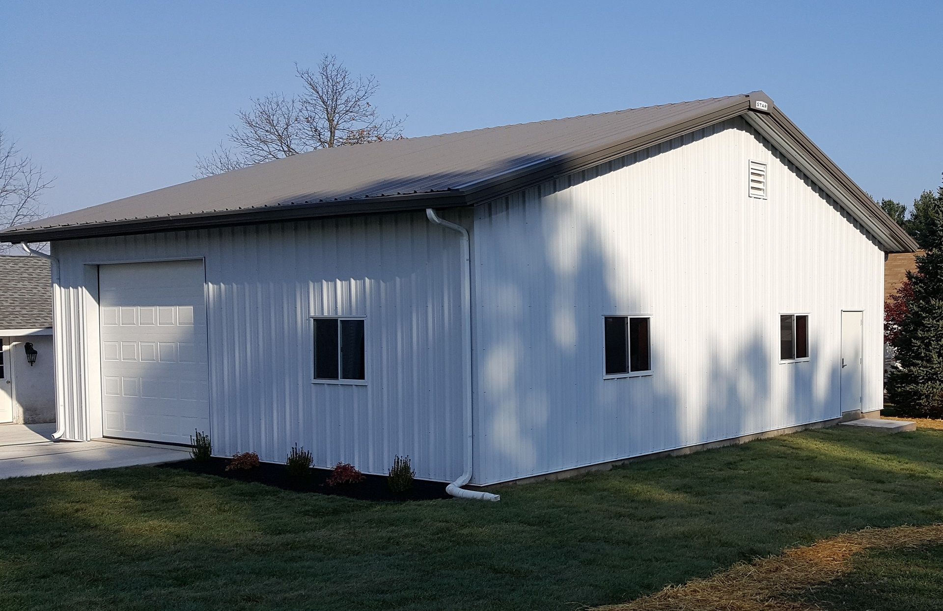 Engineered steel building