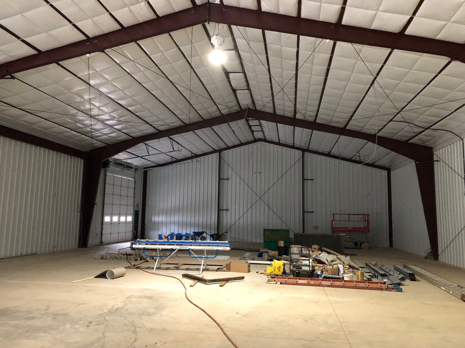 Engineered steel building