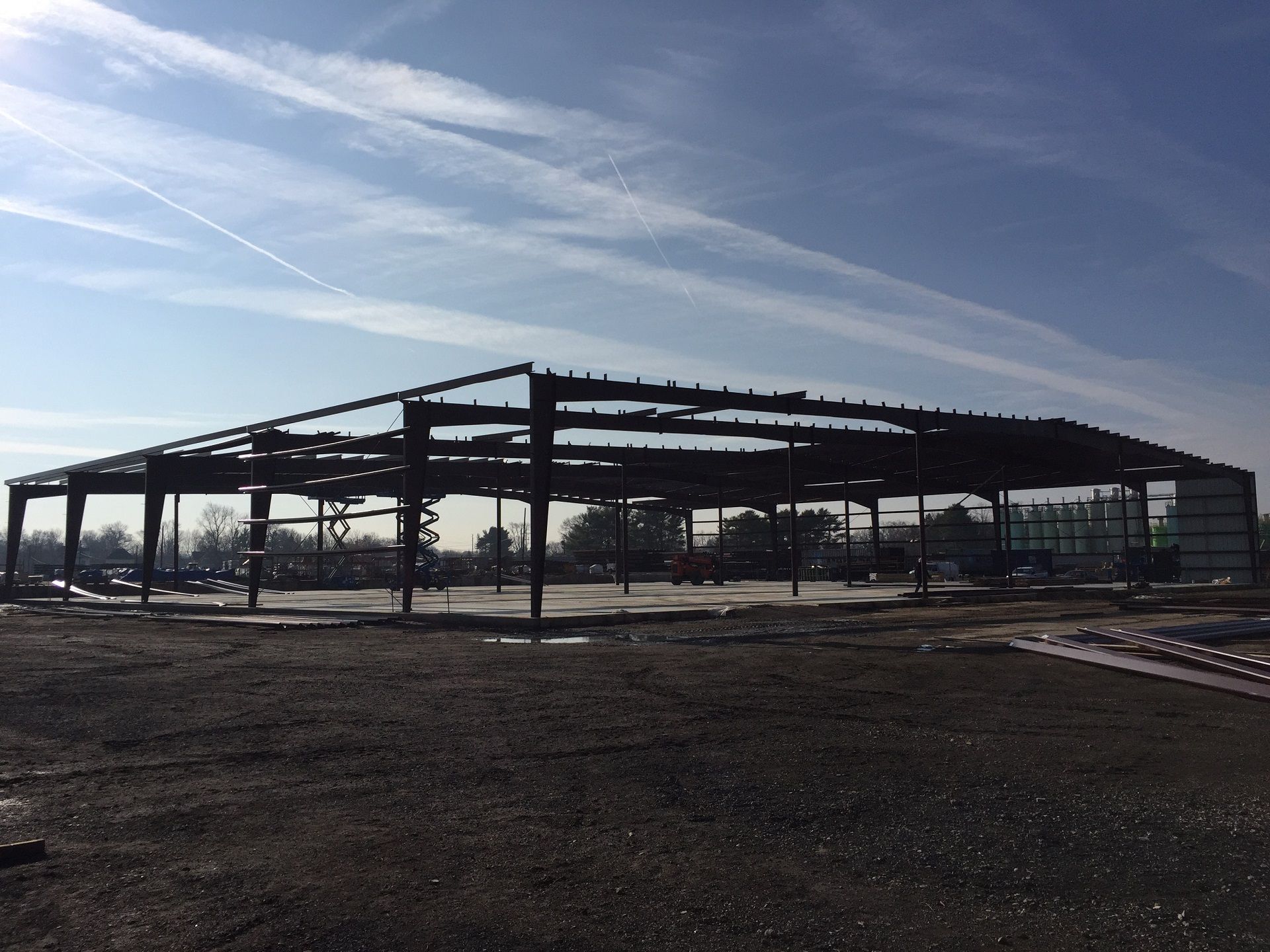 Engineered steel building