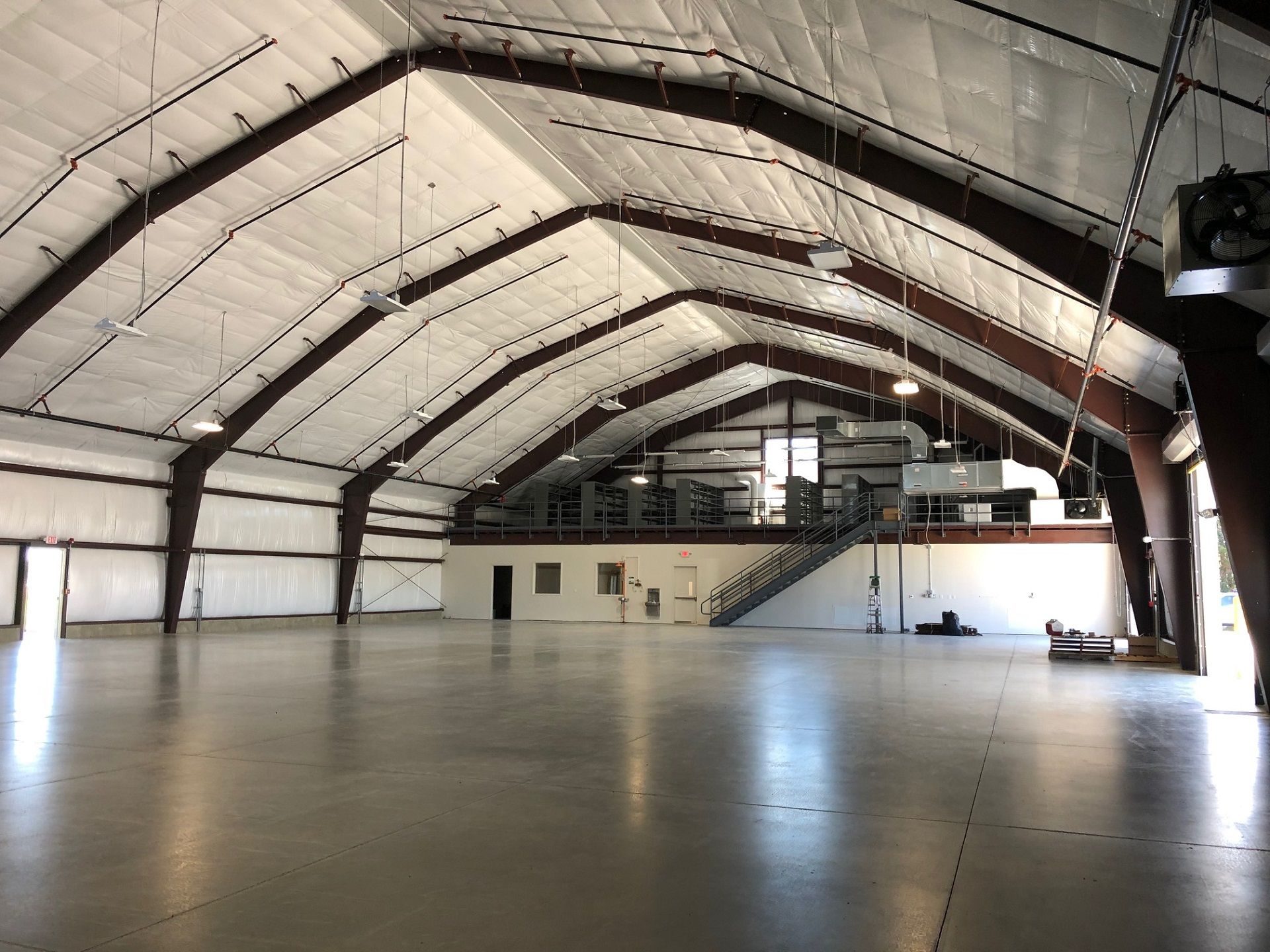 Engineered steel building