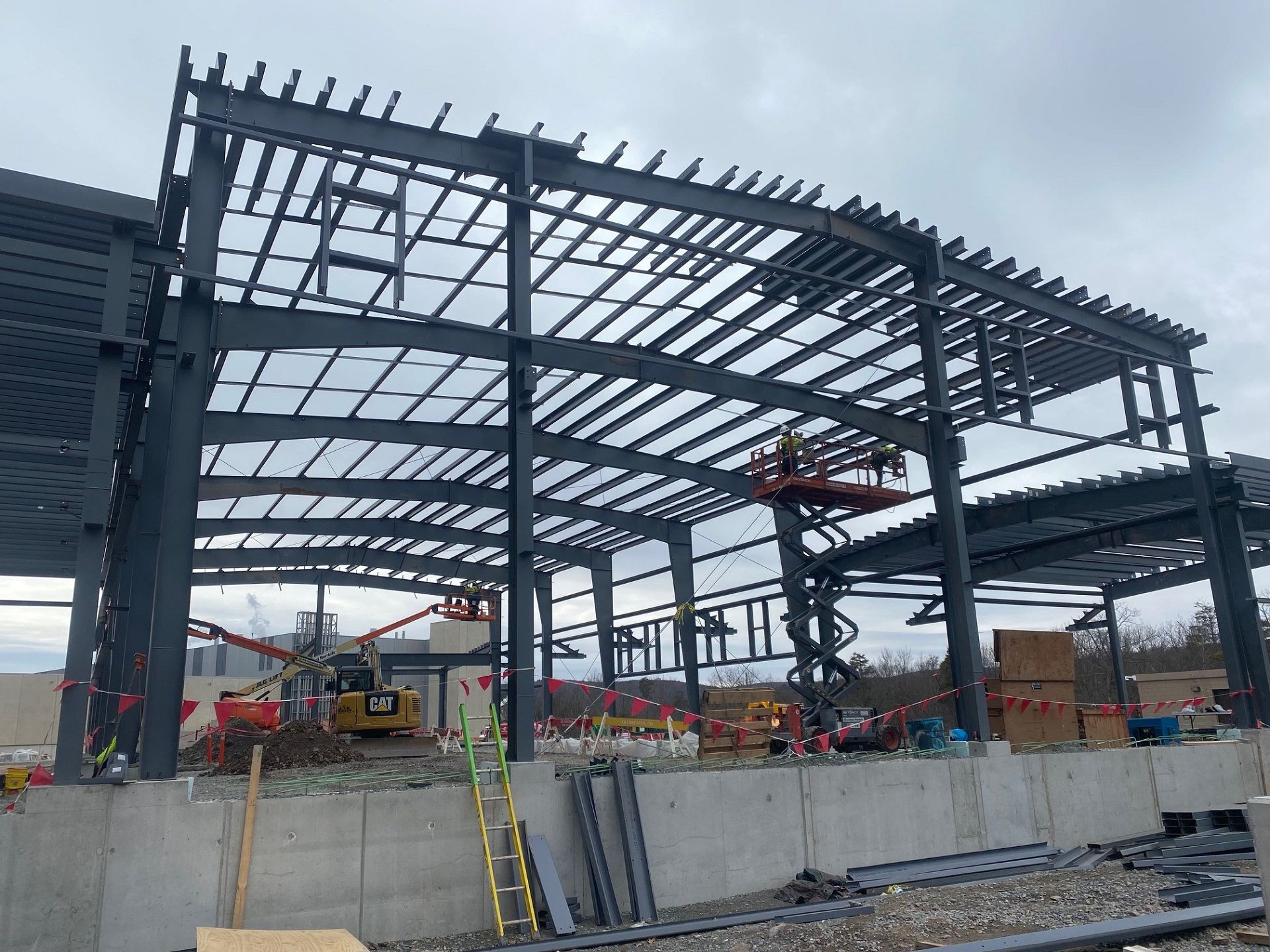 Engineered steel building