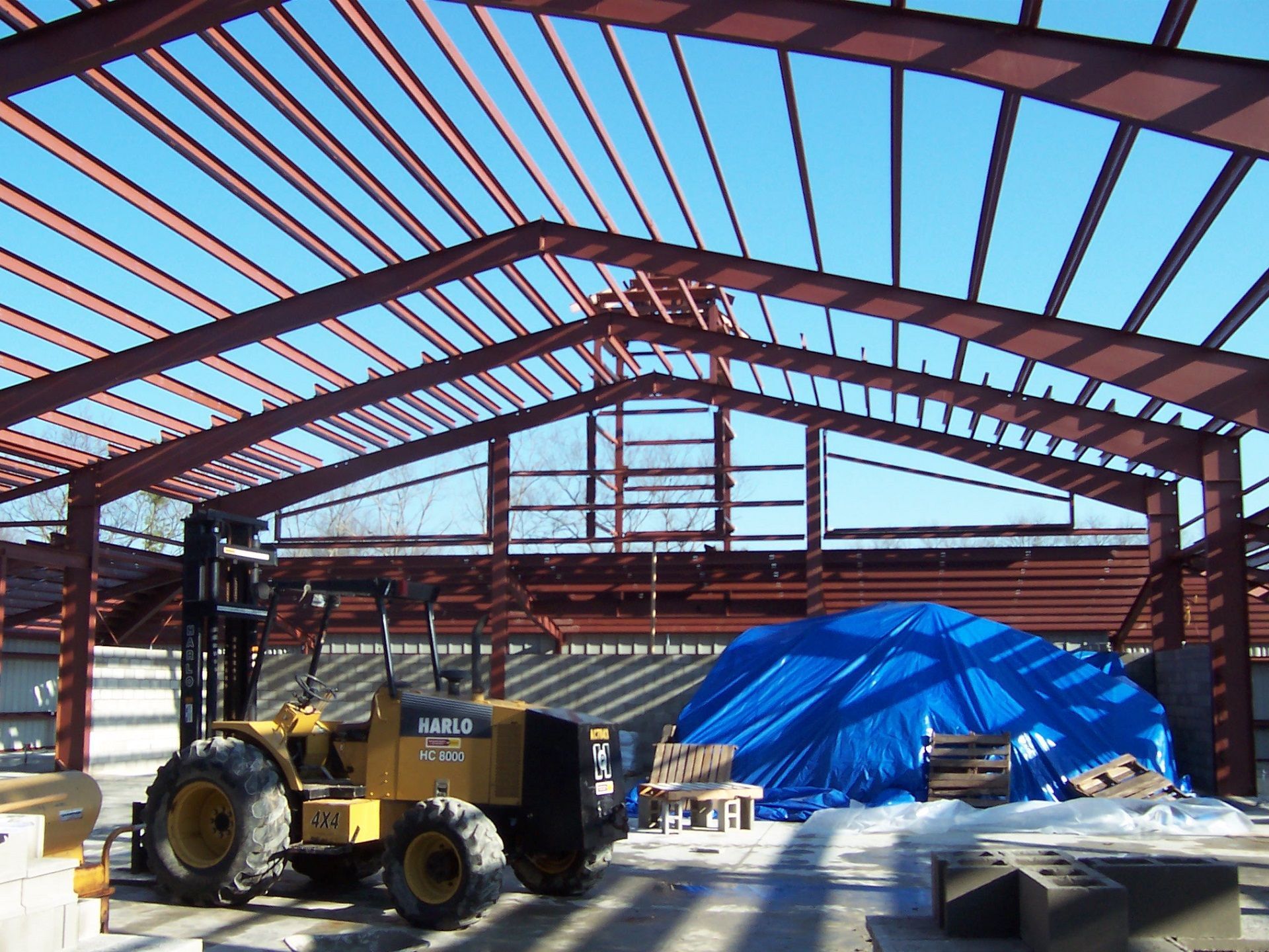 Engineered steel building