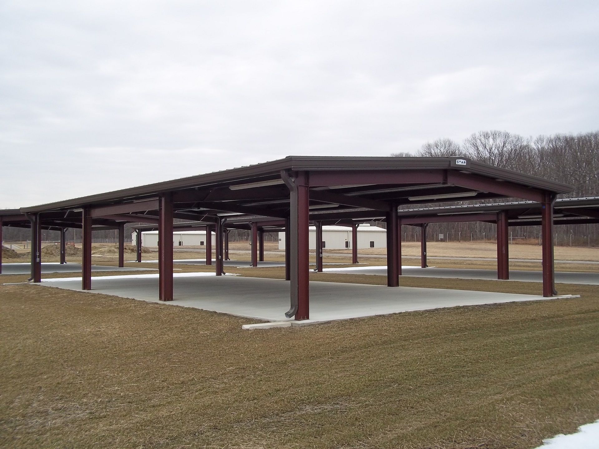 Engineered steel building