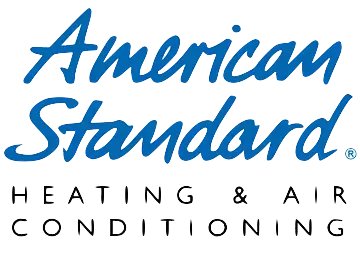 American Standard Heating & Air Conditioning logo in blue and black.