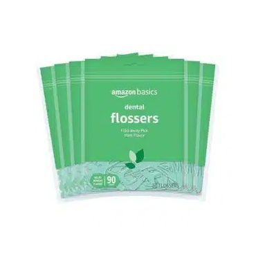 Amazon basics dental flossers 90 pack