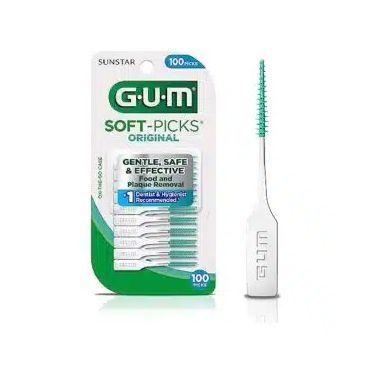 Gum soft picks original gentle, safe and effective interdental brushes