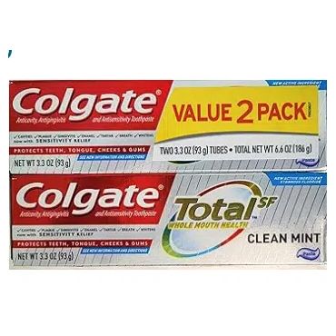 Colgate total clean mint toothpaste value 2 pack