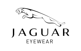 A logo for jaguar eyewear with a jaguar on it