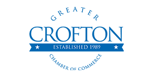 The logo for the greater crofton chamber of commerce