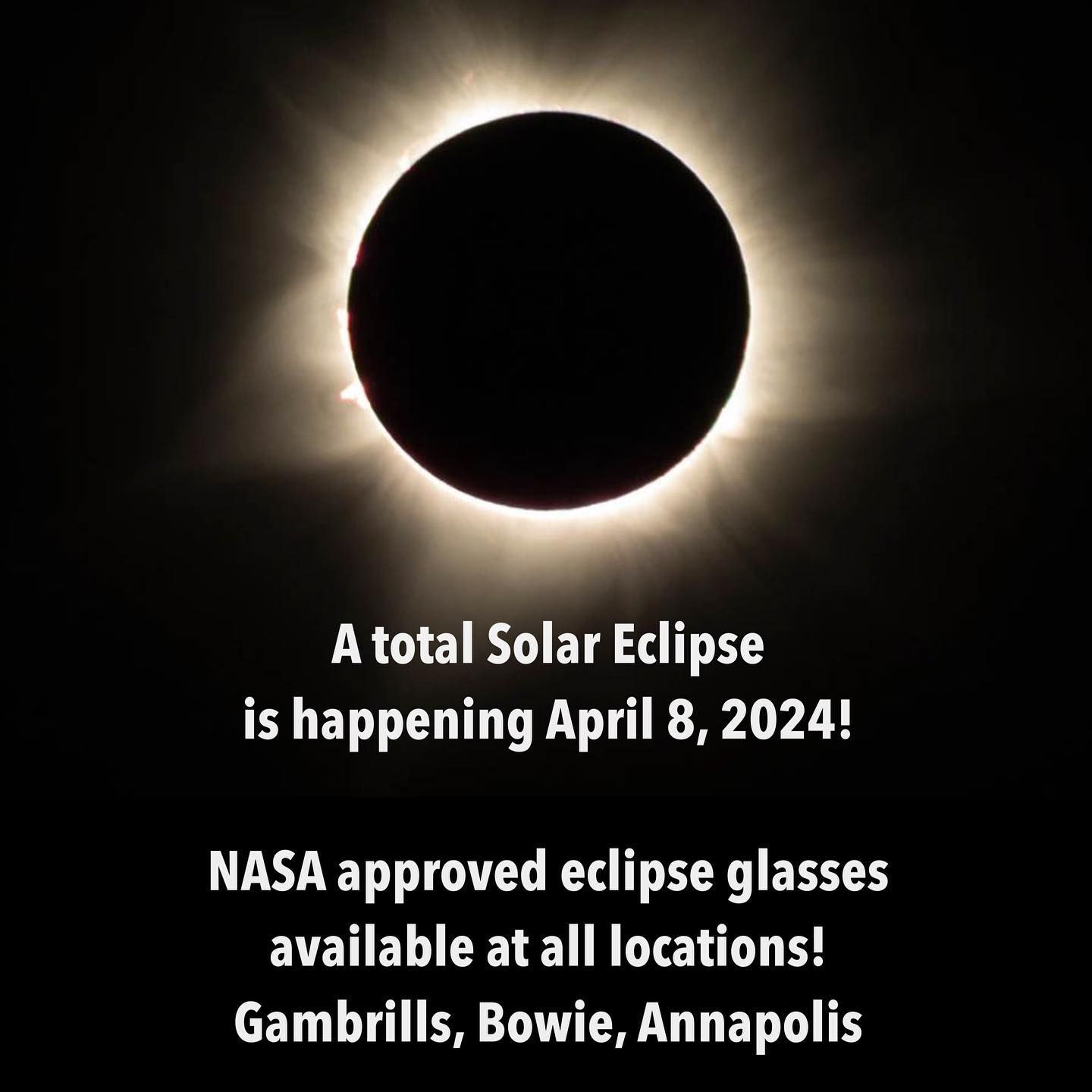 A total solar eclipse is happening april 8 , 2024