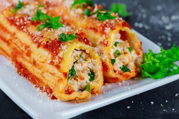 a close up of a plate of food on a table .