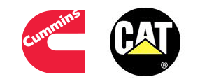 Cummins and CAT logo