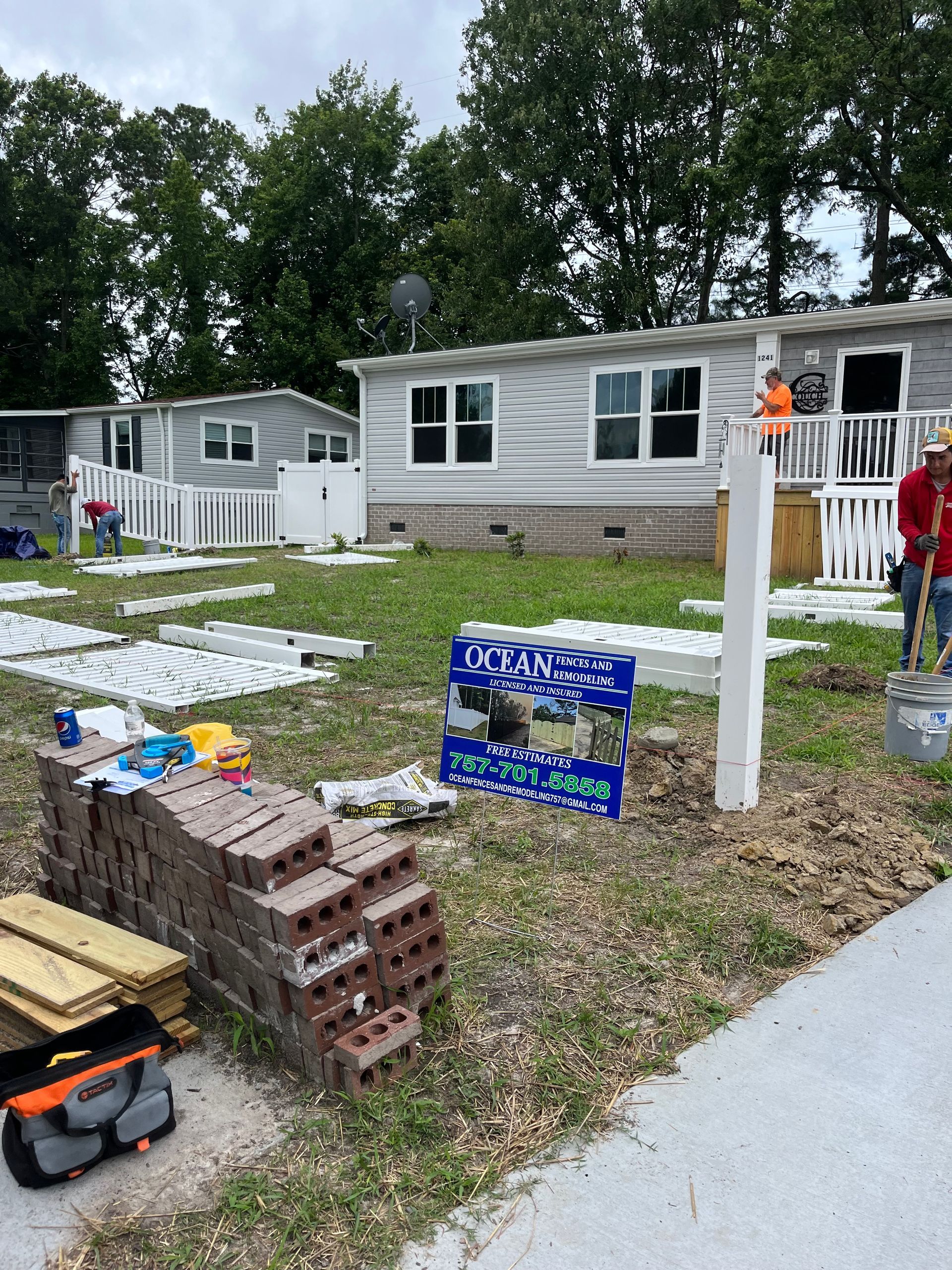 fence building materials