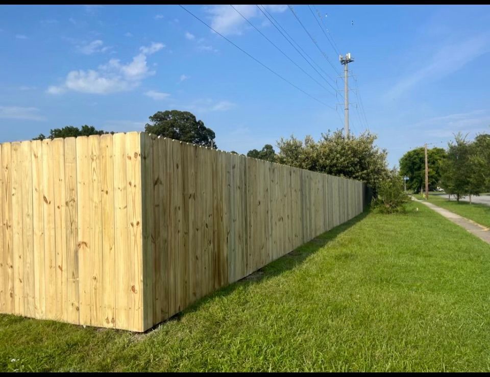 outside corner of wooden fence