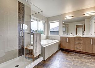 Newly renovated bathroom