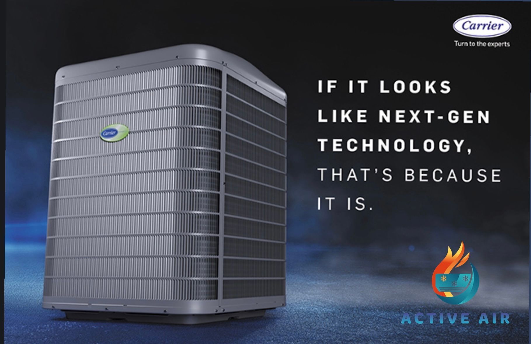 Carrier air conditioning unit