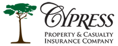 Cypress Insurance Group logo with green tree emblem and green text on white background
