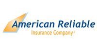 American Reliable Insurance Company logo in blue and gold