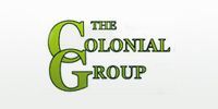 The Colonial Group logo in green text on a white background