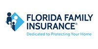 Florida Family Insurance logo with blue icon and tagline “Dedicated to Protecting Your Home”