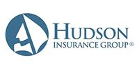 Hudson Insurance Group logo with blue stylized “H” icon and company name