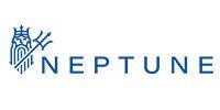 NEPTUNE logo with blue ship icon and uppercase text on a white background