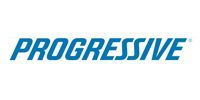 Progressive logo in blue italic text on a white background